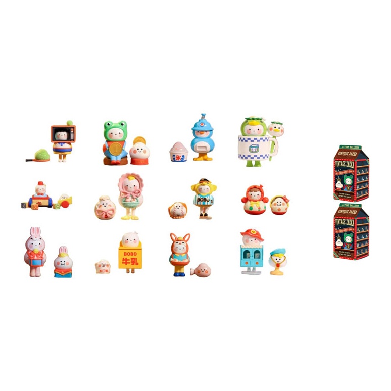 팝마트 보보&코코 빈티지 점포 컬렉션 미스터리 박스 싱 - Vintage Collectibles Store 리뷰 및 가격